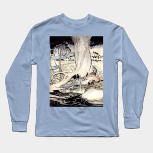 The Questing Beast - Arthur Rackham Long Sleeve T-Shirt